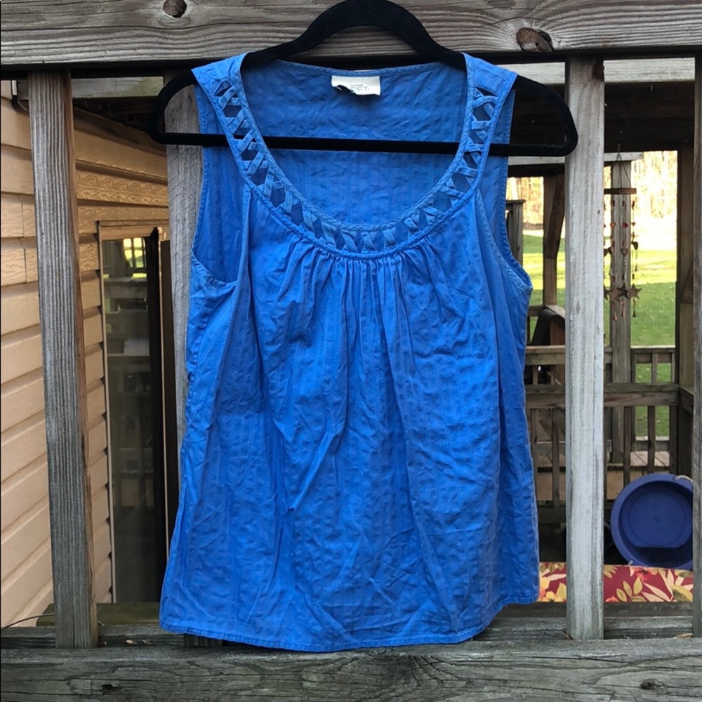 GUC Ann Taylor Loft Cotton Sleeveless Blouse